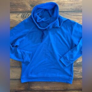 Nike Women's Royal Blue Cow Neck Sweatshirt